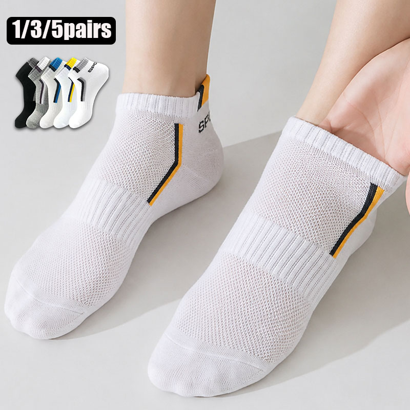 No Show Sock Women - 1/3/5 Pares de Meias Esportivas Unissex