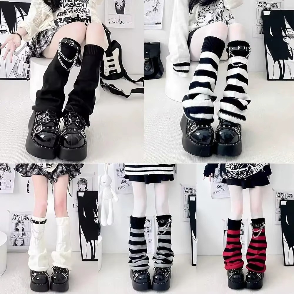 Meias de Lã Góticas Harajuku,  - Boot Sock Slouchy avaliação e preço