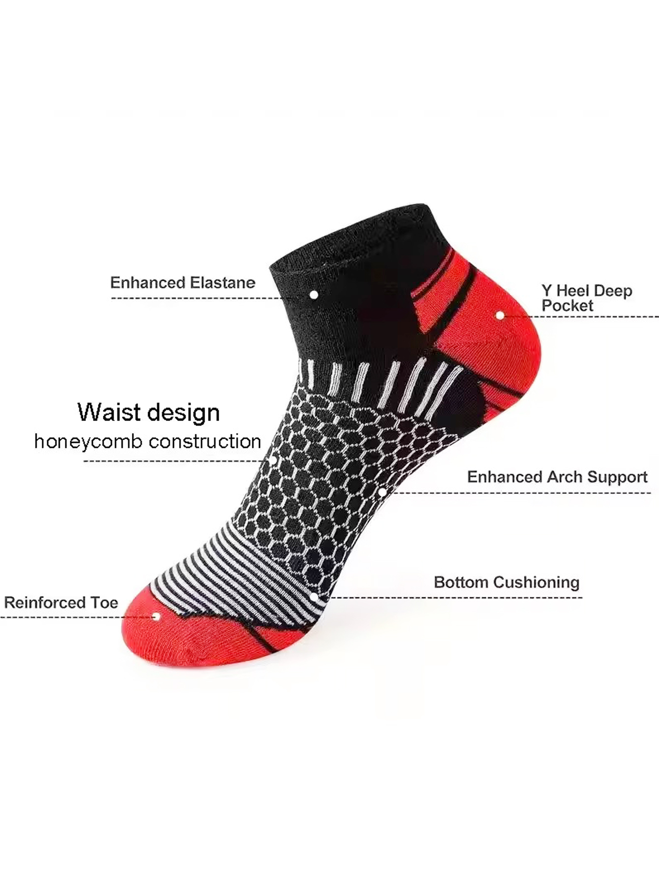 24 Pares de Meias Masculinas d - Ankle Sock Low Cut avaliação e preço